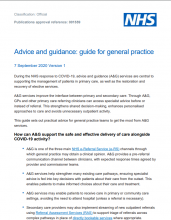 Advice and guidance: guide for general practice
